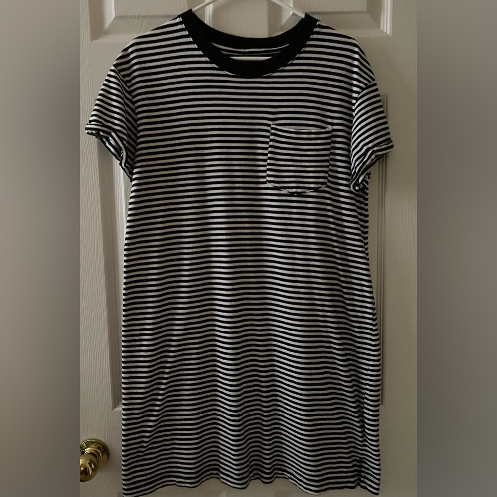 Time and Tru Striped Dress - SZ MED